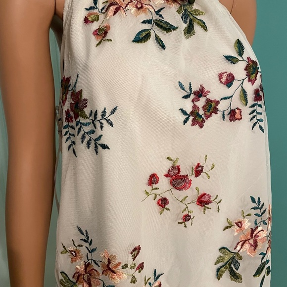 Sellers pick nwot stunning top by Algrio. Beautiful swing style top lacy lg - Picture 8 of 13